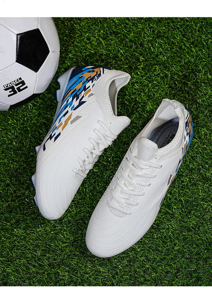 Casual Comfortable Men's Sports Shoes Soccer Shoes Men Anti-slip Outdoor Grass Training Breathable Lace-up Football Boots