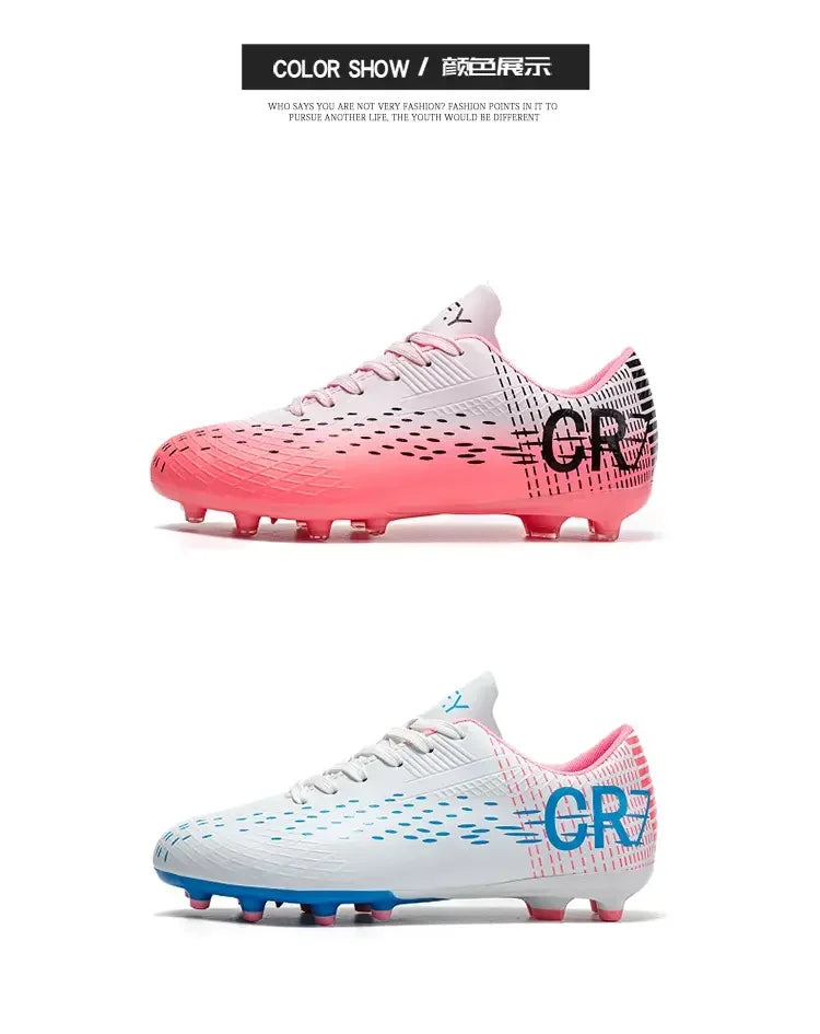 Low Cut Football Cleats Adopting Long TF Studs, Wear-resistant And Flexible, Suitable For Outdoor Field Sports