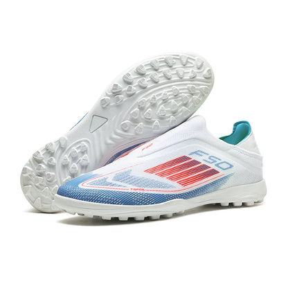 Men Soccer Shoes Training Football Boots Indoor Sneakers TF Long Spikes Match Futsal Ultralight Breathable Cleats Drop Shipping