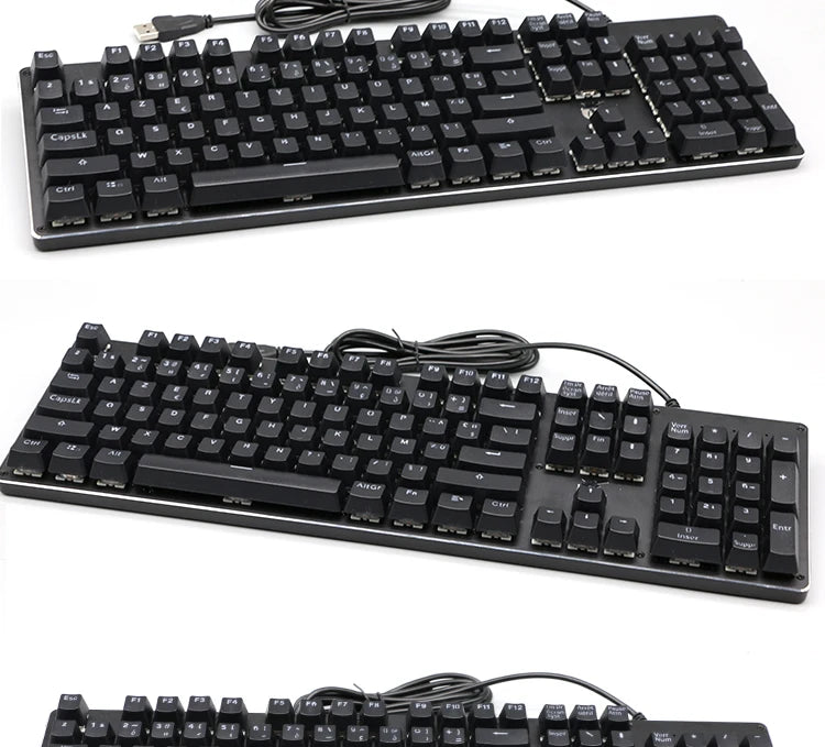 104 Teclas Keycaps Retroiluminadas Coreano Francês Russo Espanhol Alemão para Teclado Mecânico com Switch MX, Perfil OEM, Teclas ABS DIY