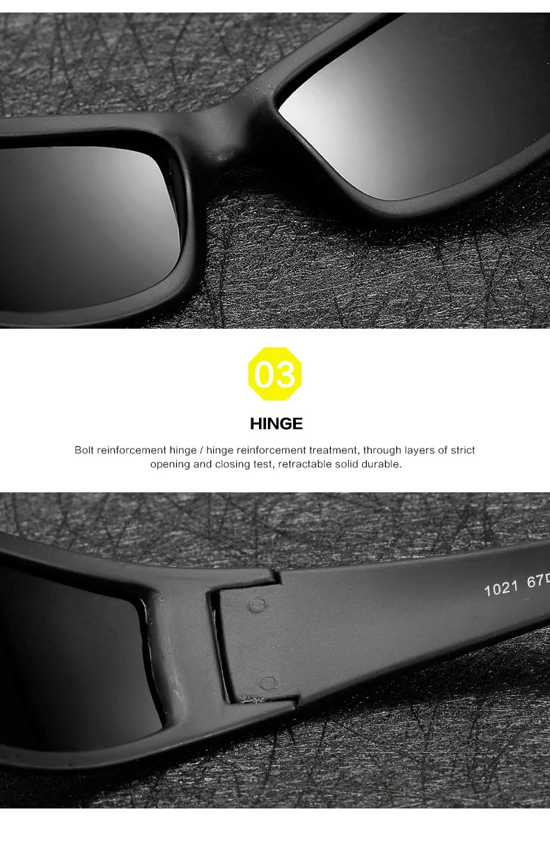 Fashion Polarization Sunglasses Night Vision Glasses Men Women Outdoor Sports Fishing Driving Sun Glasses UV400 Goggles