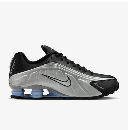 Ténis de corrida Nike Shox R4 genuínos para homem com amortecimento Air, cano baixo HQ1988-004