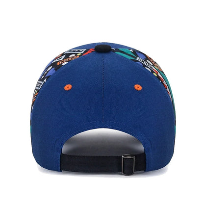 Nuovo cappellino da baseball casual alla moda con ricamo e stampa lettering, protezione solare per esterni
