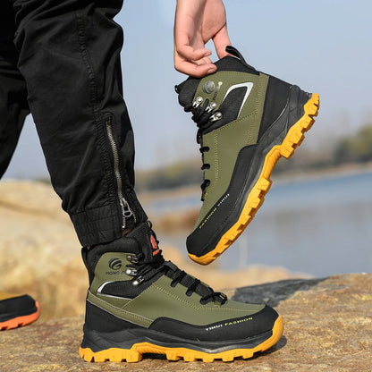 Chaussures de sécurité à embout en acier pour hommes, bottes de travail anti-perforation, chaussures de protection antidérapantes, chaussures de sport pour hommes
