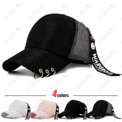 Personalisierte Baseballcap aus Metall mit klassischem Schirmdesign, leicht und atmungsaktiv! Vier Farben zur Auswahl