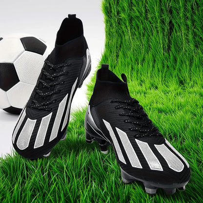 Chuteiras de futebol para homem e rapaz, ultraleves, profissionais, antiderrapantes e confortáveis, para treino e jogo em relva