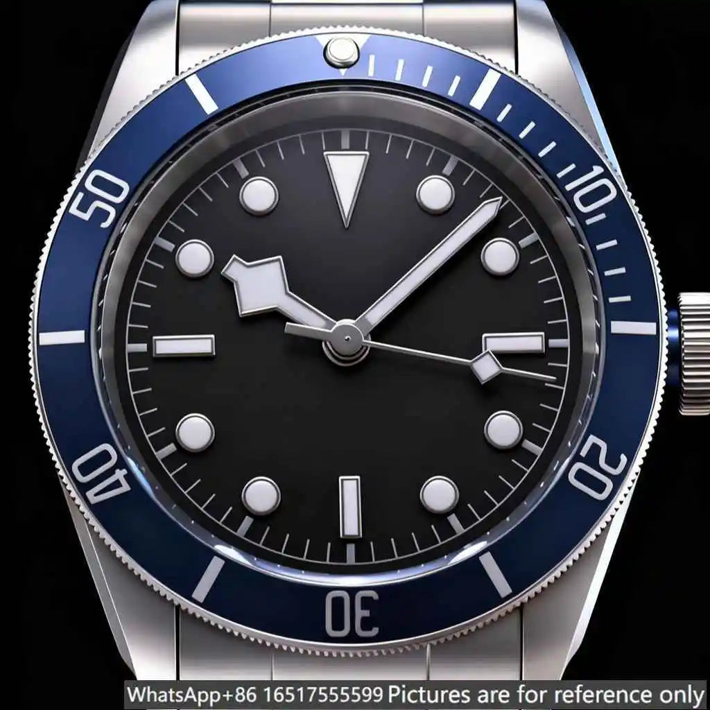 40mm luxury men's watch, made of 904L steel, automatic movement--t