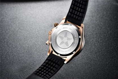 Novo Original PAGANI DESIGN PD-1664 Relógio de Pulso de Luxo para Homem, Movimento de Quartzo Japonês VK63, Safira, Cronógrafo Resistente à Água, Dourado