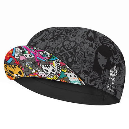 Multi Styles Black Blue White Yellow Polyester Cycling Caps Summer Breathable Sports Quick Dry Bicycle Hat Classical