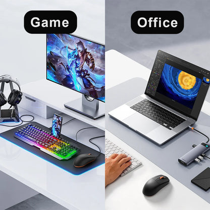 Mouse wireless Bluetooth RK ROYAL KLUDGE M30 PAW3311 41G leggero 12000dpi tri-mode per gamer, ergonomico con software