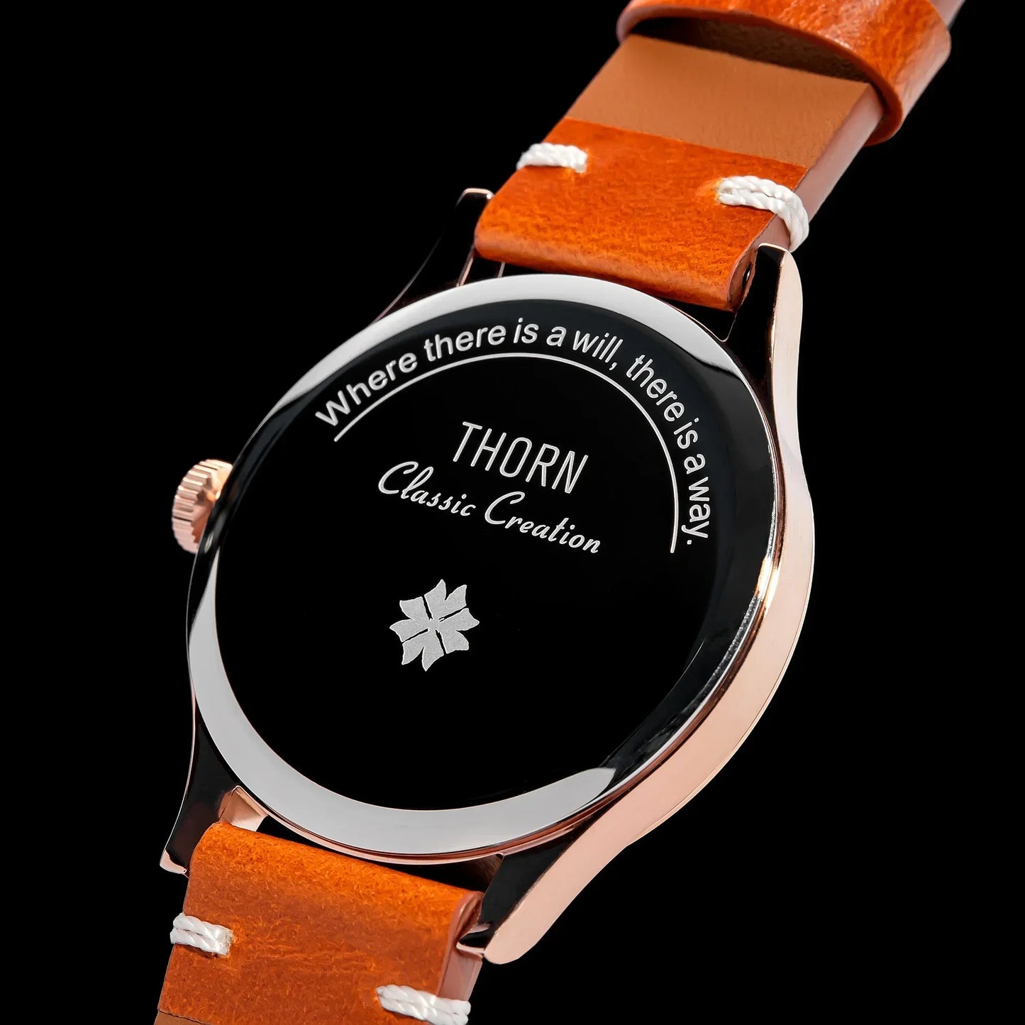 THORN T001 Quartz Watch 316L Stainless Steel Sapphire Crystal Waterproof Grilled Blue Hands Fashion Business Men Women Watch