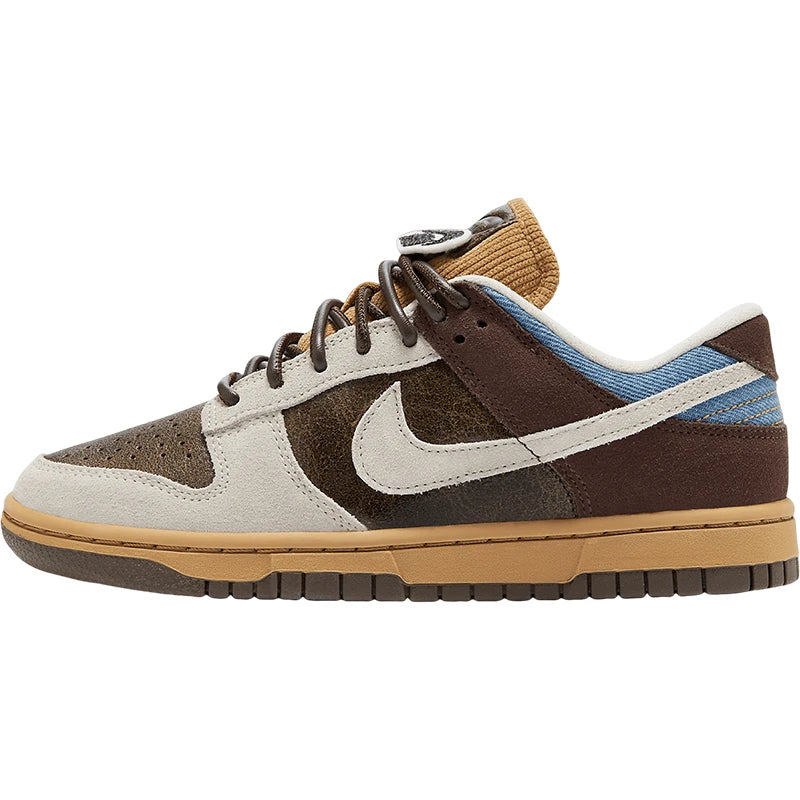 Nike Dunk Low auténticas para mujer, zapatillas de skate ligeras, retro, casuales y resistentes al desgaste HQ3459-212