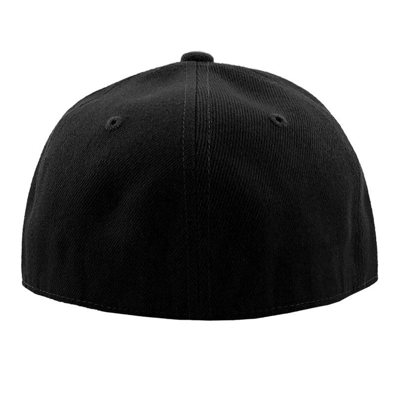 Full Closed Fitted Cap Hat New York Size Plus Large Trucker Men Bill Hip Hop Solid Baseball Snapback Blank Flat Visor Brim Era