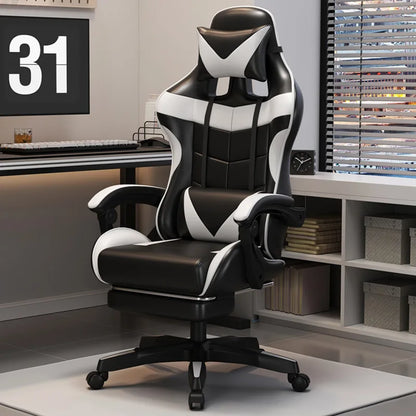 Comfortable Modern Office Chair Ergonomic Rotatable Nordic Breathability Gaming Chair Elastic Durable Gaming Chair Furniture