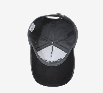 New Hat Spring and Summer European and American Sunscreen Baseball Cap Men's Washed Old Outdoor Casual Cap Women's Retro Sun Hat