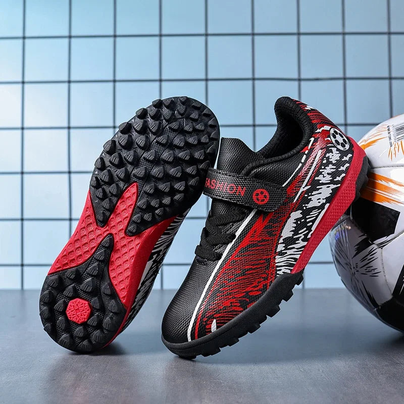 Chaussures de football pour hommes, légères, antidérapantes, crampons de football TF, chaussures de sport pour garçons, chaussures de terrain synthétique, chaussures de futsal pour l'extérieur, chaussures de sport.