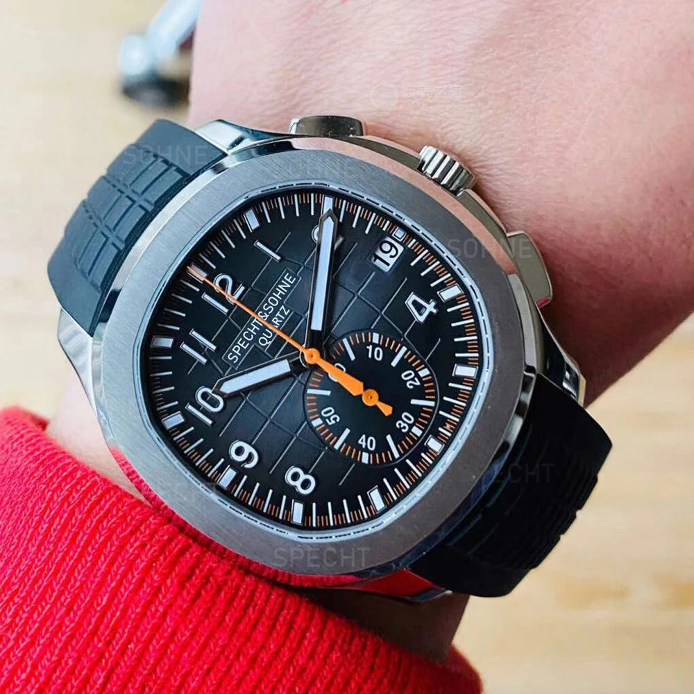 Dropshipping 2026 Best Selling Products Wristwatches For Men Specht&Sohne Male Quartz Sports Watches Rubber Strap Waterproof