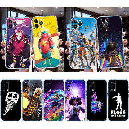 F-Fortnites-Poster Transparent Phone Case for Samsung Galaxy A04 A04S A14 A23 A34 A54 M23 M33 M52 M53