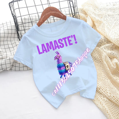 Fortnites Children T-shirts Game Cartoon Printed Figures Fortress Night Tees Game Short Sleeves Tops Summer Boys Girls Clothes