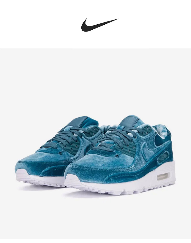 Nike Authentic Air Max 90 Blue Velvet Women's Air Cushion Sports Shoes DO2194-001