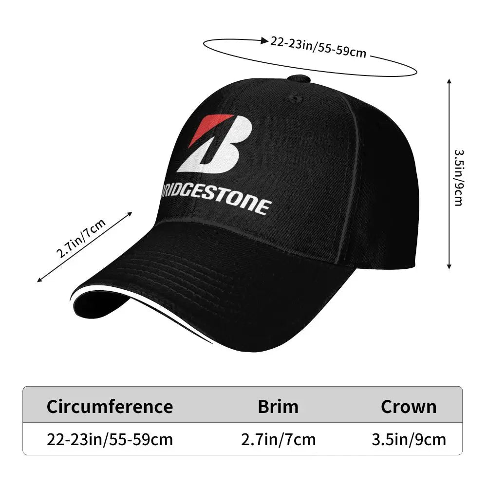 NEW Fashion High-Quality Caps BRIDGESTONE-LOGO Baseball Cap Unisex Adjustable Hat A634399898