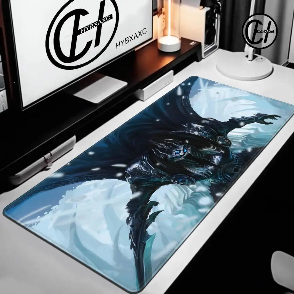 Mouse Pad World of Warcraft Lich King για PC HD Anime Gaming Αξεσουάρ Πληκτρολόγιο Mousepad Φορητού Υπολογιστή XXL Επιφάνεια Γραφείου για Game Cabinet Χαλί