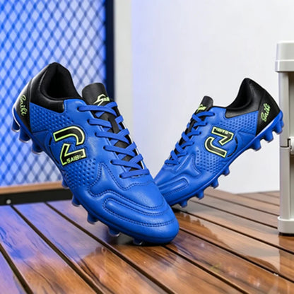 Chaussures de sport unisexes haute adhérence, tige en PU tissé, crampons TPU AG FG, contrôle de précision, antidérapantes, chaussures de sport pour hommes