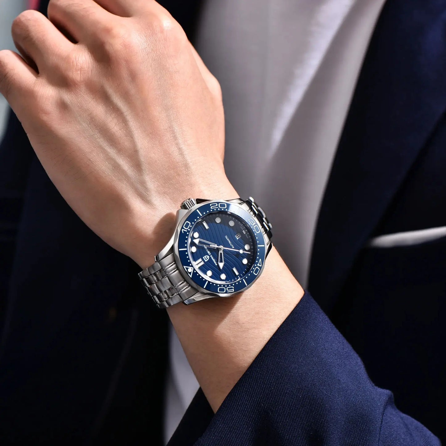 PAGANI DESIGN 2026 Nuevo V2 Waves 200M Reloj de buceo para hombre, reloj automático de lujo y moda para hombre, cristal de zafiro AR, reloj de pulsera para hombre