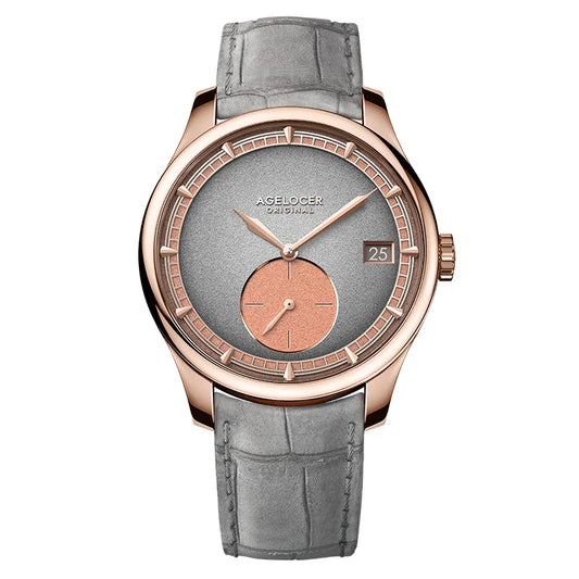 AGELOCER In-House Movement Premium Petite Seconde Men's Luxury Automatic Mechanical Watch Birthday Gift for Men