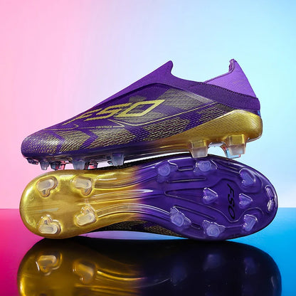 New Men's Soccer Shoes Match Football Boots Non-Slip Boys High-Quality Outdoor Sneakers Grass Cleats Hot-Selling High-Top Light