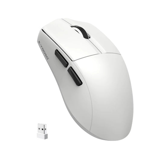 E-YOOSO Portable Ultra Lightweight Mouse Wired Mouse Tri-Mode 2.4G /BT/USB-C Rechargeable Computer Mouse for Laptop/PC/Mac