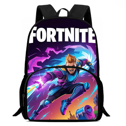 Classic Game Fortnite Kids Backpacks for Boys and Girls, Student Birthday Gift, Child School Bags with Large Capacity, Durable Camping Rucksack