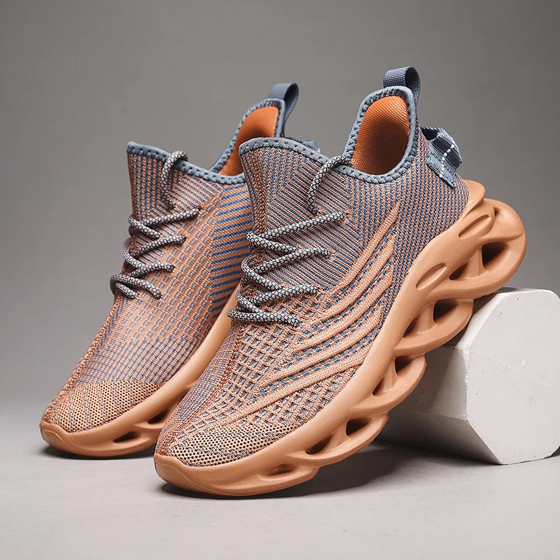 Sneakers da uomo comode e traspiranti in mesh, scarpe da tennis outdoor sportive per running, palestra e jogging, leggere e basse, scarpe da camminata da uomo