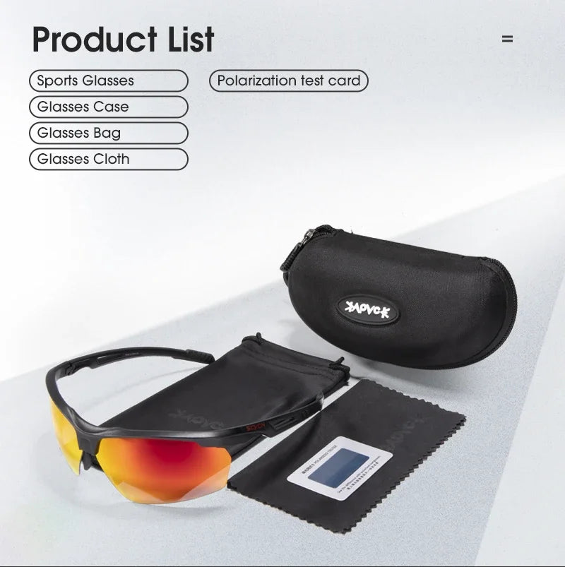 SCVCN-Polarized Cycling Glasses Running Sunglasses UV Protection Bicycle Sports MTB Road Bike Eyewear for Women Cycle Goggles