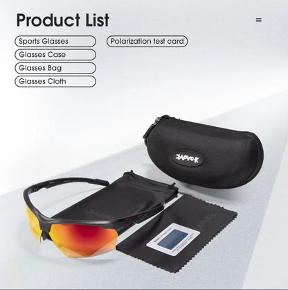 SCVCN-Polarized Cycling Glasses Running Sunglasses UV Protection Bicycle Sports MTB Road Bike Eyewear for Women Cycle Goggles
