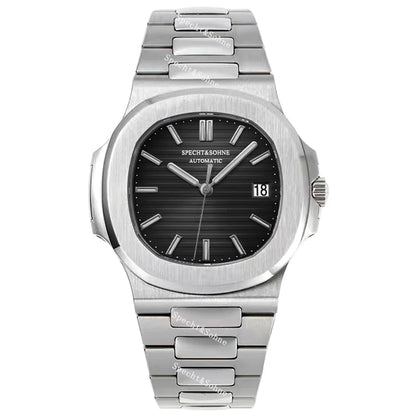 Relógio Masculino Specht&Sohne 2025 New Classic de Luxo Automático em Aço Inoxidável com Safira 8215, Relógio de Pulso Mecânico