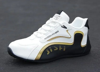 Pánské voděodolné tenisky z PU kůže, ležérní sportovní obuv, lehké, prodyšné, ploché, protiskluzové tenisky, Zapatillas Hombre
