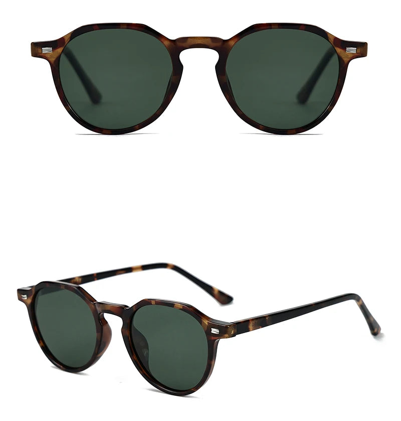 Peekaboo TR90 fashion sun glasses uv400 female green brown polarized sunglasses for men women acetate unisex summer style