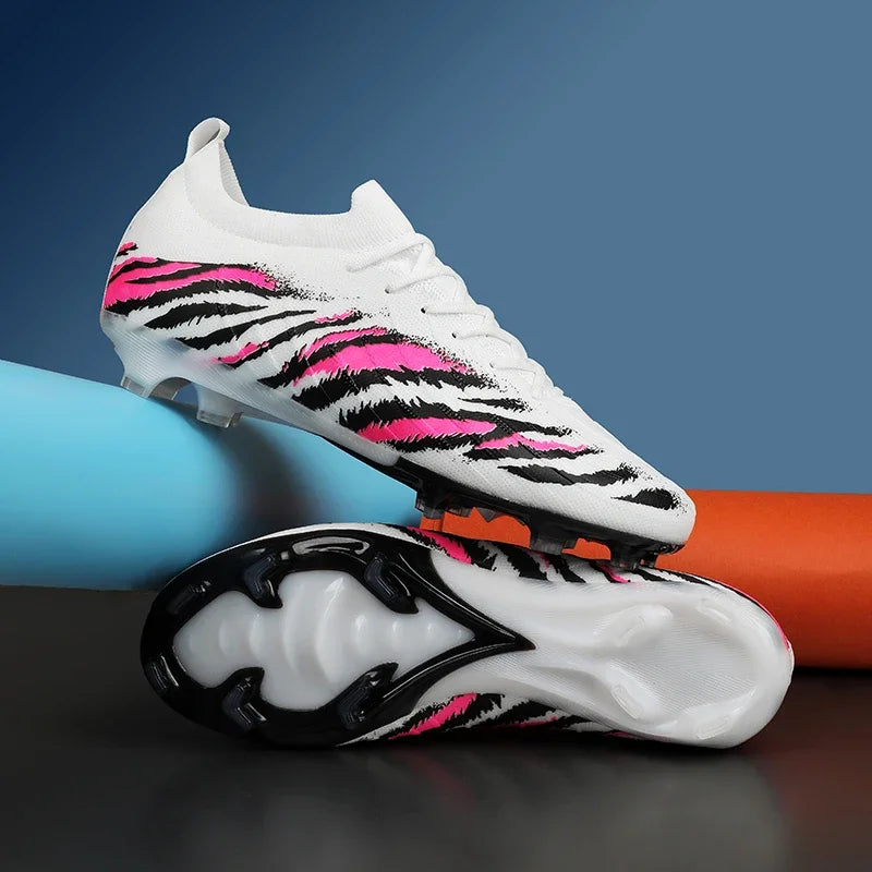 New Men's Football Boots Sport Ultralight Non-Slip Outdoor Adult Cleats Match Unisex Soccer Shoes Comfortable Grass High-Quality