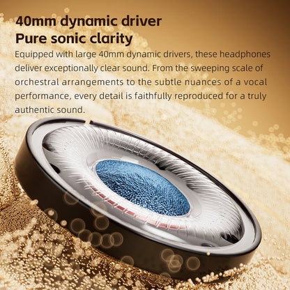 FiiO EH13 Wireless Noise Cancelling Headphones,Hybrid ANC Bluetooth Over-Ear Headphones, 45H Playtime,Headphones for Travel/Game