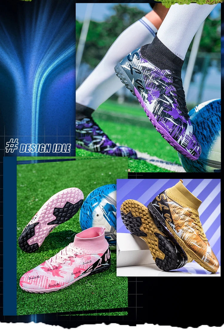 Maat 34-46 Heren FG/TF voetbalschoenen Futsal Professioneel Unisex Kindervoetbalschoenen Training Outdoor Jongensvoetbalschoenen Sneakers
