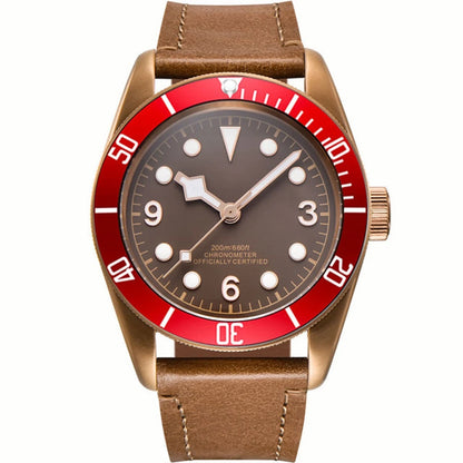 Luxury NH35A Corgeut 41mm Automatic Men's Watch PVD Case Sapphire Military Male 10BAR wim Watches Luminous Mechanical Wristwatches