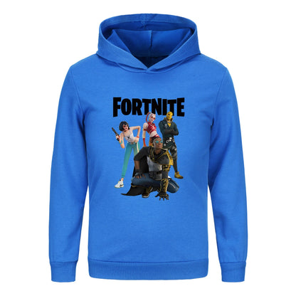 Hoodie Fortnite para Crianças Roupa de Princesa para Meninas Moda Bebé Rapazes Roupa Primavera Outono Sweatshirt Tops Infantis 4403