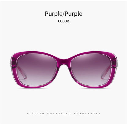 New Luxury Brand Diamond Gradient lens Sunglasses Women Polarized Glasses Driving Anti-glare Sun Glasses oculos de sol feminino