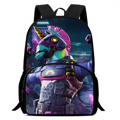 Set scuola classico FortniteS per bambini: zaino, borsa pranzo e astuccio, borse scolastiche capienti per bambino e bambina, idea regalo perfetta