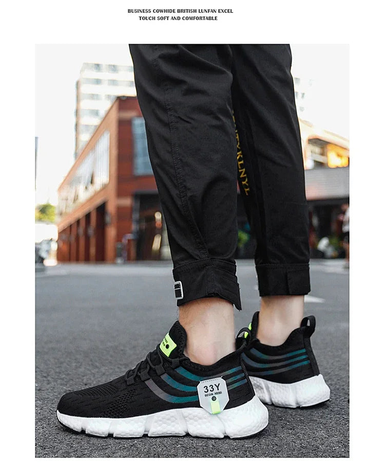 New Trend Breathable Casual Men's 2024 Spring and Autumn Sports Shoes Tenis Masculino Zapatillas Hombre Fashion Running Shoes
