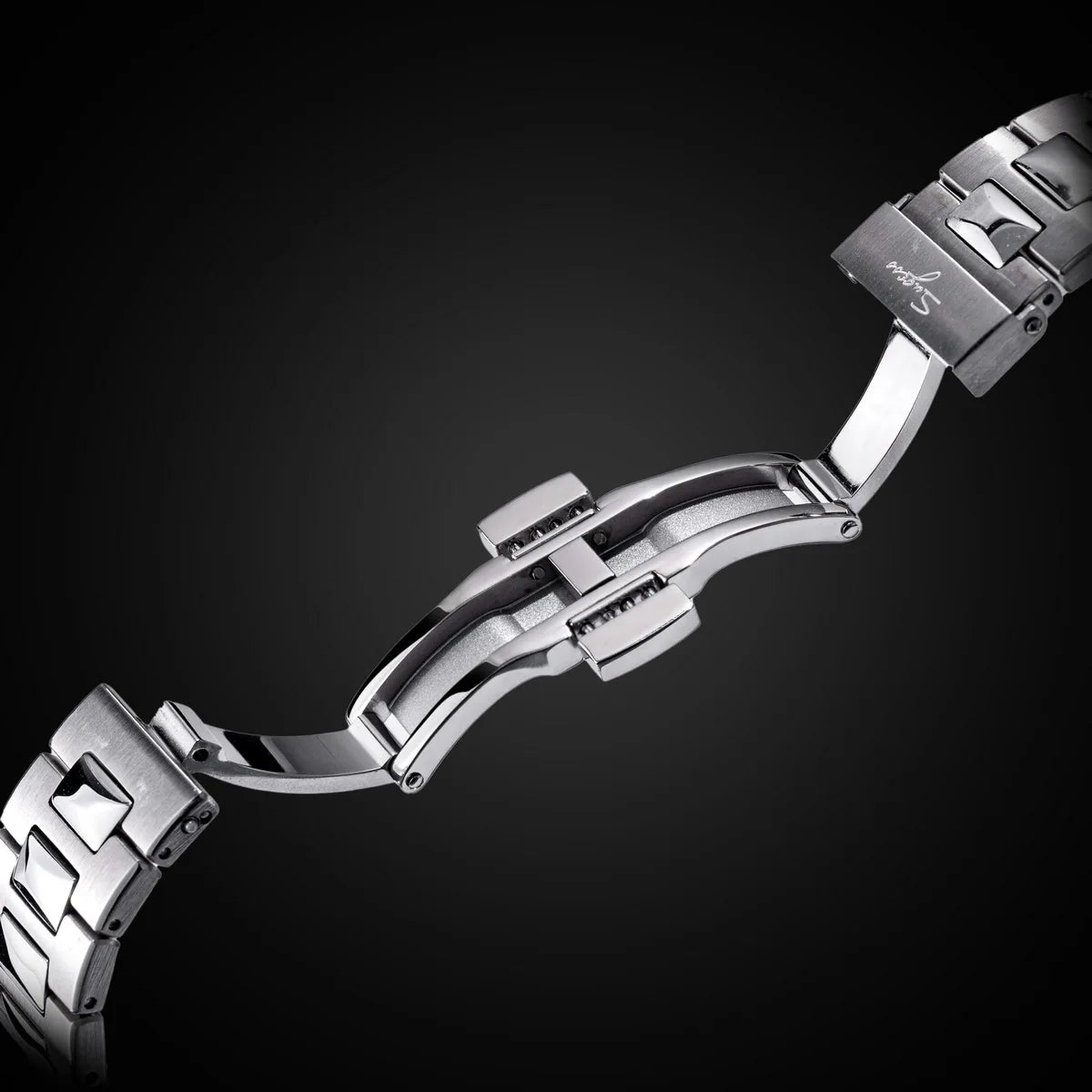 Orologio da uomo Sugess automatico meccanico, movimento Miyota 9015, quadrante MOP, luminoso, impermeabile 5bar, bracciale di lusso S466