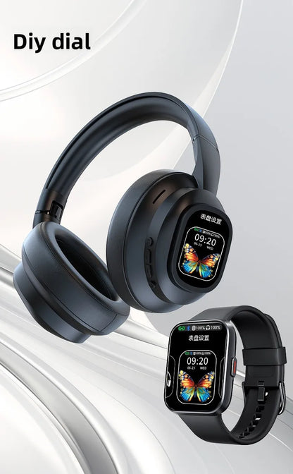 Auricolari HYUNDAI X1PRO Wireless Bluetooth 6.0 con traduzione AI – Oltre 100 lingue, controllo touch, schermo LED, cuffie con cancellazione del rumore