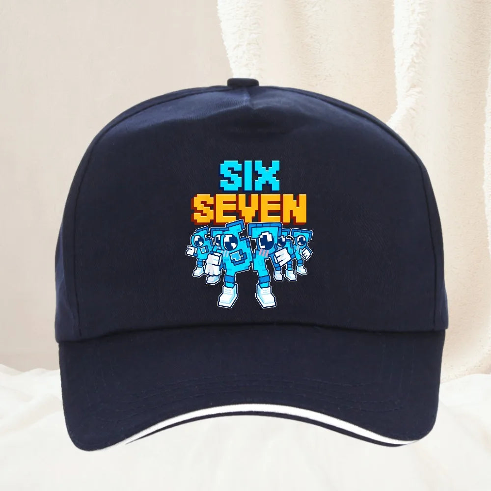 Meme 67 Six Seven 6 7 Italian Brainrot baseballkasket til mænd, truckerhat, forår, fritid, udendørs, fitness, solskærm, snapback-kasket