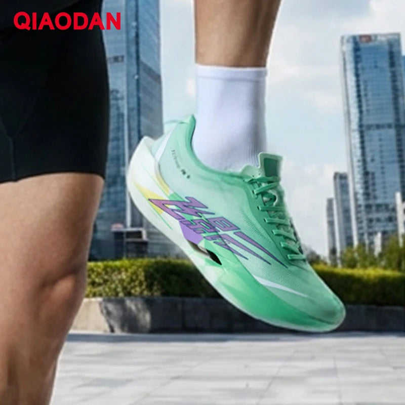 Zapatillas de running QIAODAN Feiying PB6.0 con suela de carbono para hombre, zapatillas profesionales de maratón, zapatillas deportivas ligeras QDB023263299